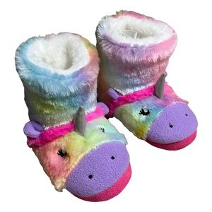 Totes Toasties Kids Unicorn Slippers Multi Size *you choose*